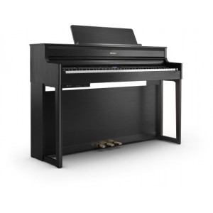 ROLAND HP704 piano numérique avec banc et meuble - noir anthracite